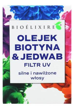 Bioelixire Olejek Biotyna&Jedwab +Filtr UV 20ml