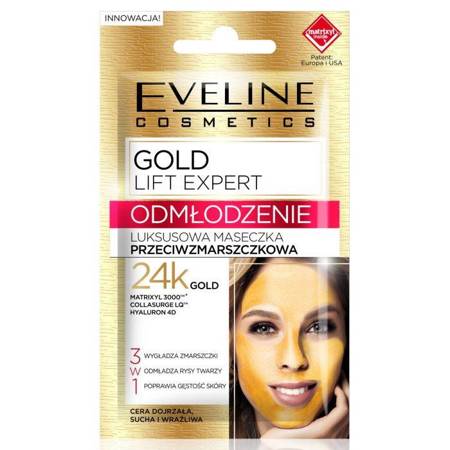 Eveline Gold Maseczka Do Twarzy Przeciwzmarszczkowa 7 ml